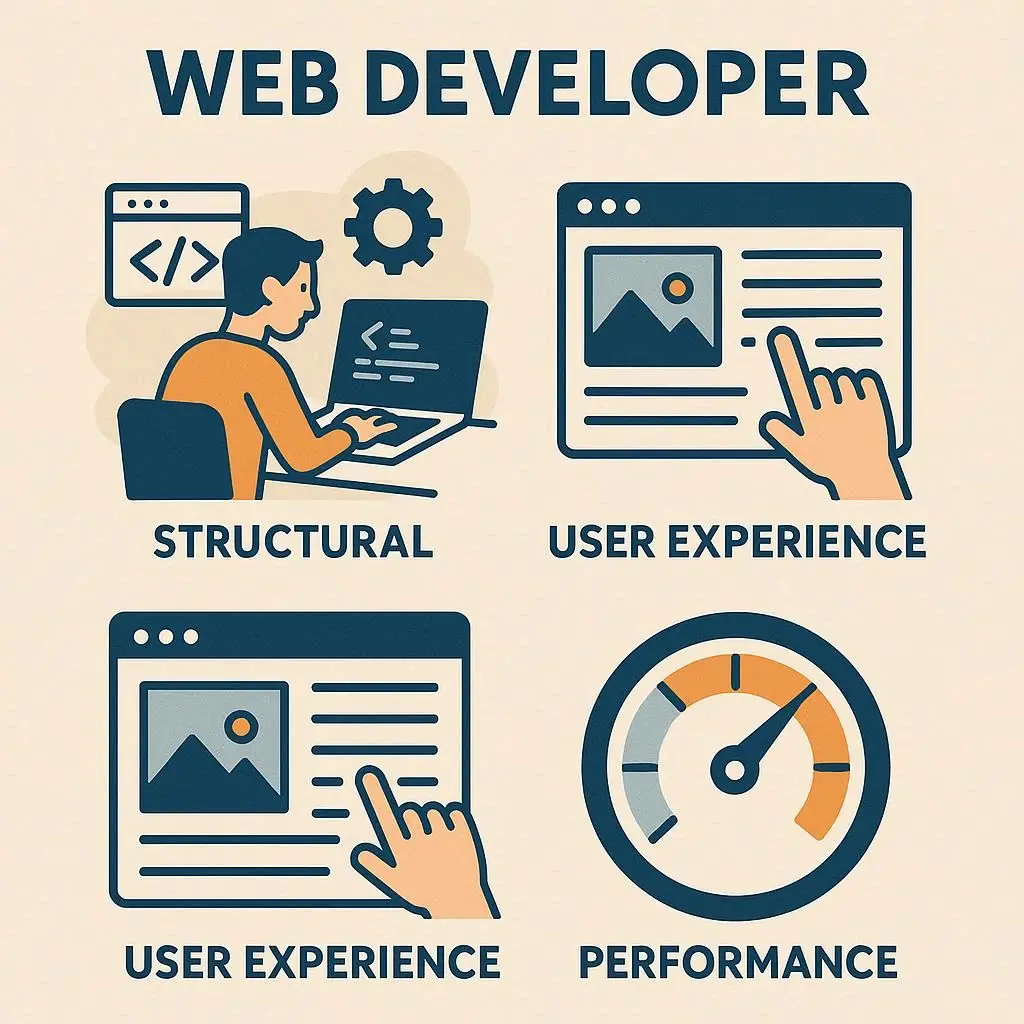 illustration représentant le développement web